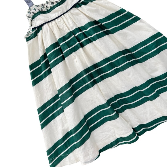 Pink Chicken Renata Green Striped Sleeveless Dress size 5 - Picture 3 of 8